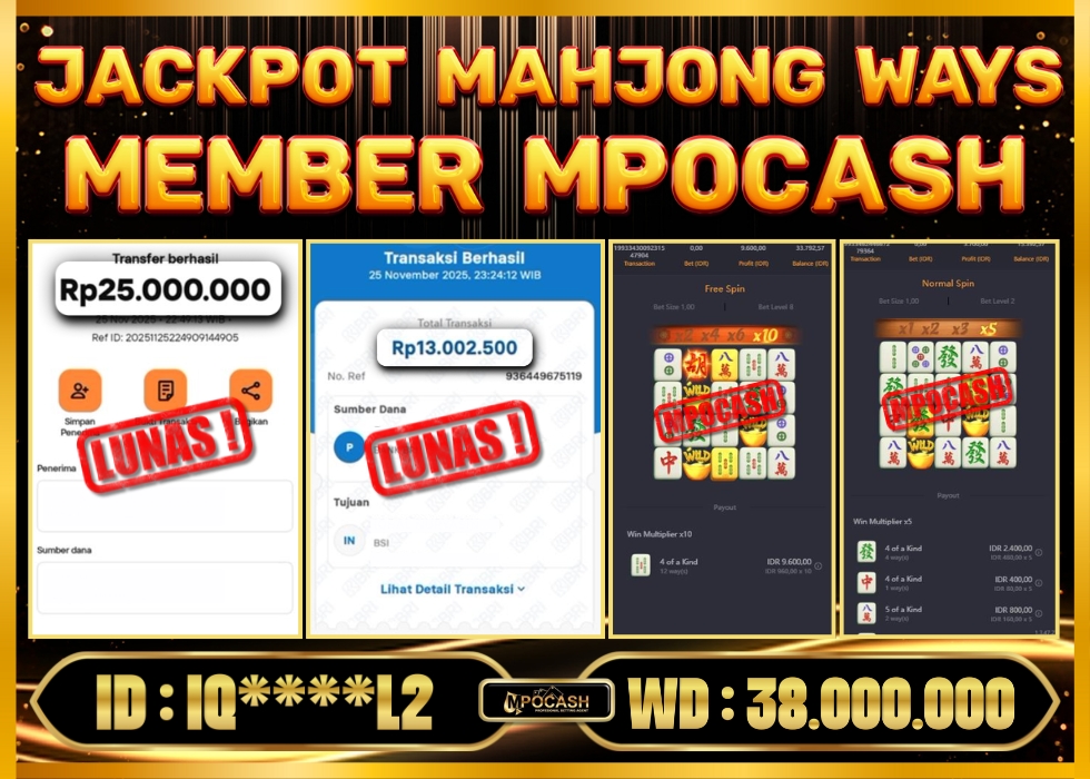 MPOCASH JACKPOT MAHJONG WAYS
